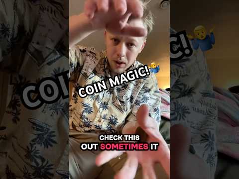 The Best Simple Coin Magic Trick #magic #coin #jump #tricks
