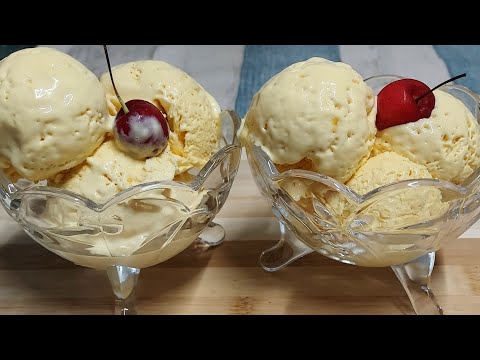 What is mango ice cream made of❗️ 3 INGREDIENTS🙄 recipe