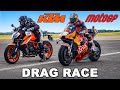 MotoGP Bike v KTM Road Bike: DRAG RACE