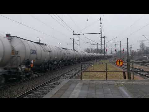 RDC Kesselwagenzug Richtung Norden fährt durch Itzehoe #trainspotting #züge #güterzug #Marschbahn