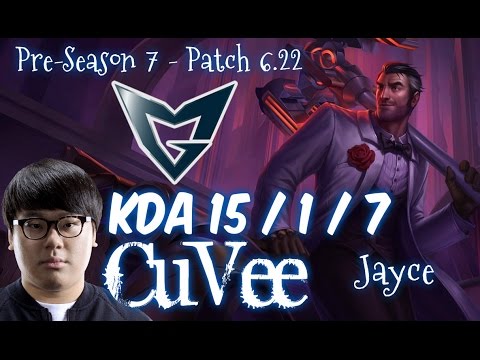SSG CuVee JAYCE vs RENGAR Top - Patch 6.22 KR Flex Rank