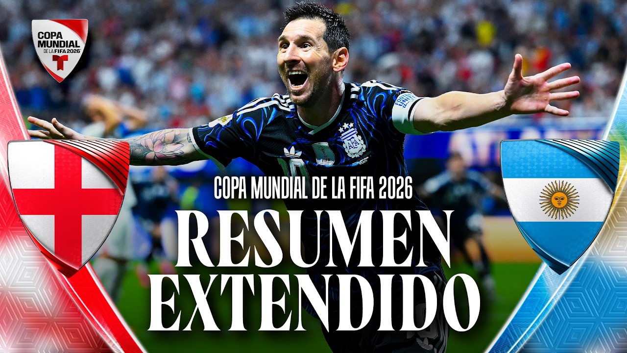 Resumen Inglaterra vs Argentina