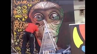 Graffiti evento en Soulmade BCN por Berok Xupet Negre "Soulmadebcn" 
