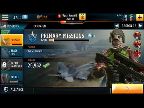 Kill Shot Bravo Region 18=7 Primary Mission Complete