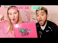 British Deaf YouTubers Trying American Candy!! 🍬