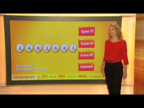 20.09.2014 - die Ziehung der Lottozahlen - ARD