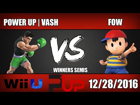 PowerUp | Vash (Little Mac) vs. Fow (Ness) - Wii U Winners Semis - SOS
