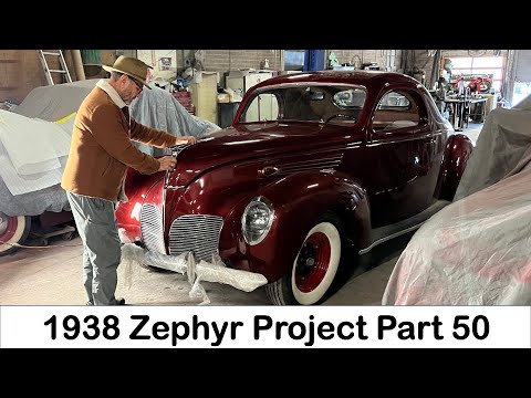 1938 Zephyr Part 50 - Project Updates Trunk, Carpet, Engine. V12 Lincoln Coupe Progress JB Donaldson