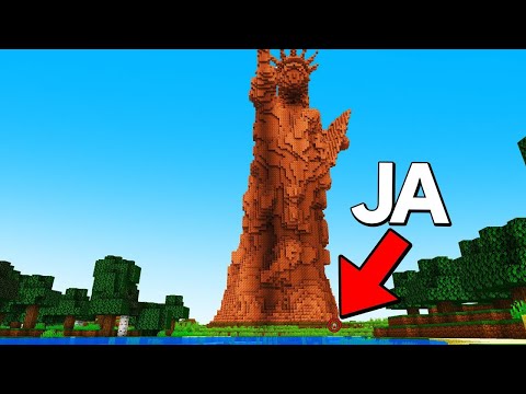 Zbudowałem OGROMNĄ STATUĘ WOLNOŚCI na ANARCHIA SMP!