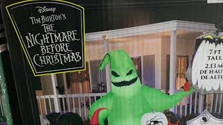 2019 Oogie Boogie with Lock Shock and Barrel Inflatable Nightmare Before Christmas unboxing review