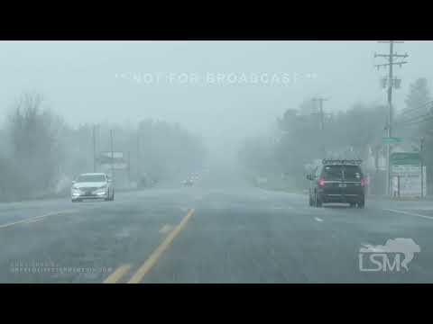 3-26-22 Waynesboro, VA - Intense Snow Squalls
