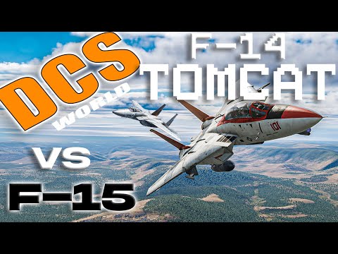 DCS - F-14 VS F15 - DOGFIGHT - DIGITAL COMBAT SIMULATOR - 4K