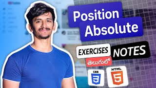 Download the video "Master CSS Position Absolute with Real-Time Examples | HTML & CSS Tutorial in Telugu"