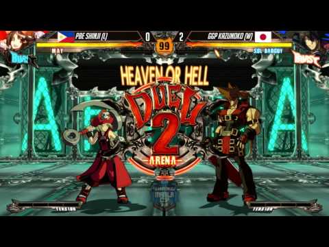 GGXrd Revelator: Manila Cup 2016 - Grand Final - Shinji (May) vs Kazunoko (Sol)