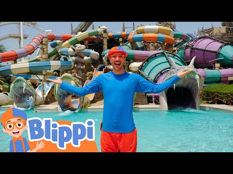 Blippi Visits A Water Park in Abu Dhabi! | Fun and Educational Videos for Kids