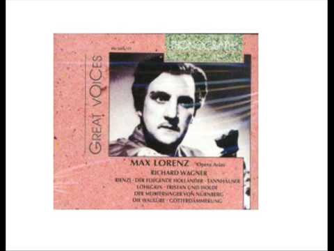 DIE WALKÜRE; Act 1; Max Lorenz: Ein Schwert verhiess mir der Vater  (Part 1)