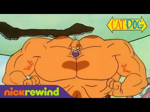 Dog Gets Buff | CatDog | Nicktoons