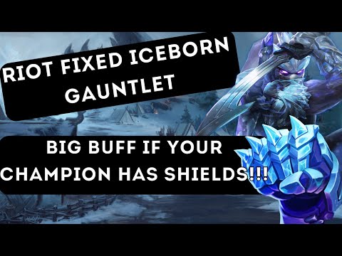 Patch 13.3 League of Legends FIXED ICEBORN GAUNTLET - HIDDEN BUFF FOR SHEN!