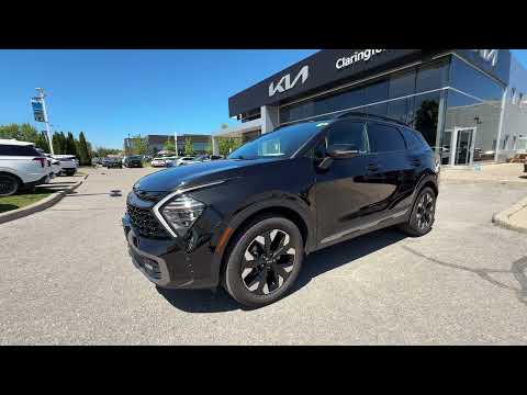2023 Kia Sportage in Black for sale at Clarington Kia in Bowmanville, ON