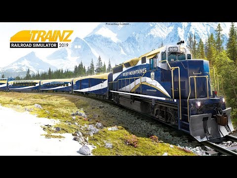 Trainz Railroad Simulator 2019 Первый взгляд и покатушки .