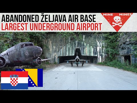 The biggest military underground airport in Europe,  Zeljava air base | ABANDONED