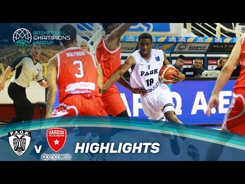 PAOK v Openjobmetis Varese - Highlights - Basketball Champions League