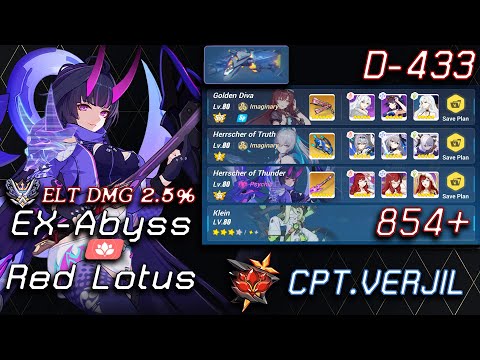 [Honkai Impact 3] EX Abyss Red Lotus - RPC-6626 (854 Pts) D-433