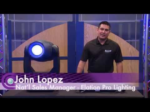 Elation Satura Spot LED PRO Moving Head Fixture Overview | Full Compass