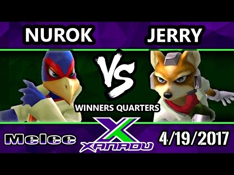 S@X 198 - Nurok (Falco) Vs. Jerry (Fox) - SSBM Winners Quarters - Smash Melee