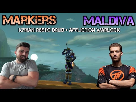 The Best Offensive Resto Druid 2s Comp - 2700 mmr 11-0 Session with Maldiva - Rdruid/Aff Warlock 2v2