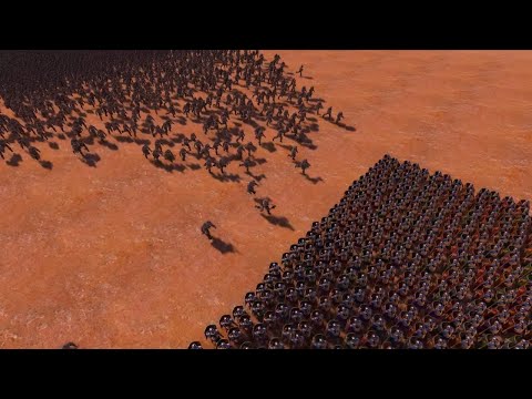5000 Roman's vs 5000 Wildman's | Ultimate Epic Battle Simulator |