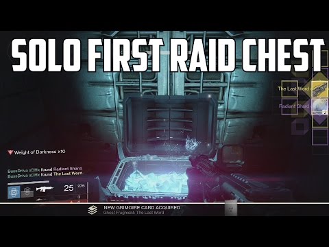 Destiny - How to Solo First Raid Chest - Crota's End