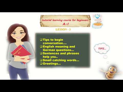 Learn German in 25 Minutes-Basic conversation.