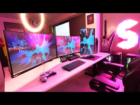 my NEW Gaming Setup / Room Tour! (Ultimate 2021 Home Office)
