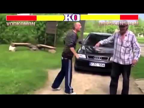 Street Fighter II Crazy russian drunk edition (Vodkaman vs. Drunkenstein)