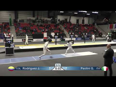 2022 T16 01 M E Individual Bern SUI WC BLUE RODRIGUEZ COL vs PAOLINI ITA