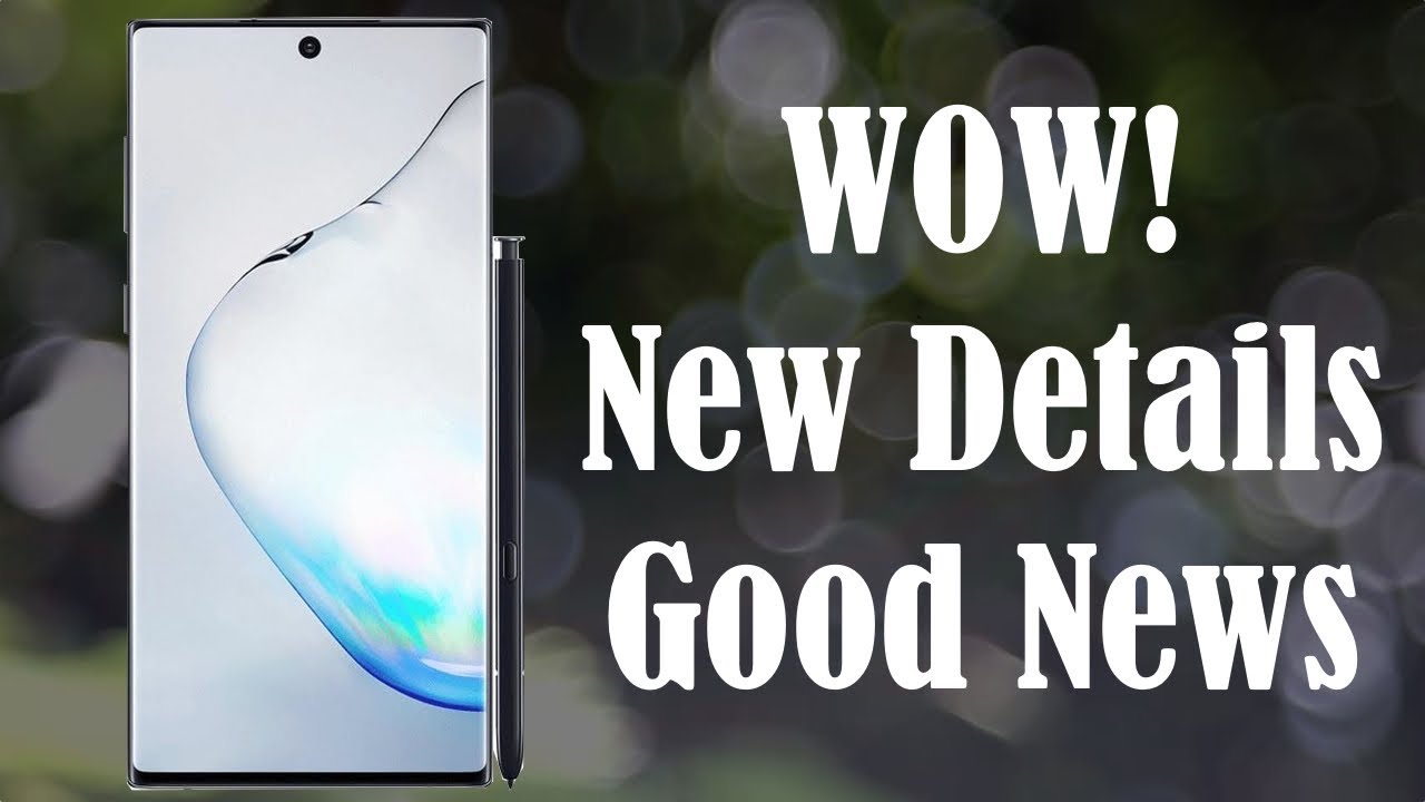 Galaxy Note 10 is INSANE - New Details + Good News