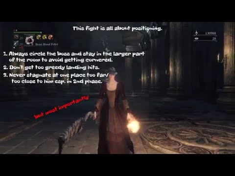 Lvl 10 NG+ Laurence the First Vicar NO DAMAGE Strategy Guide Bloodborne