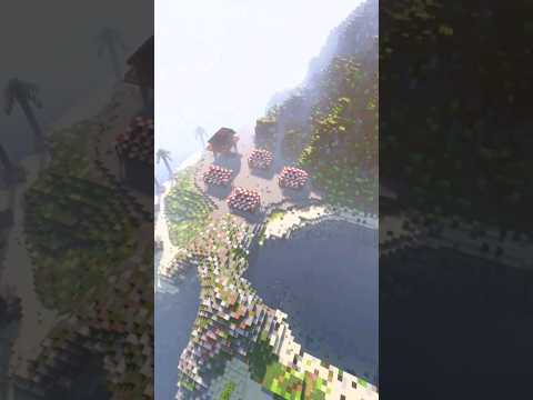 EPIC NIGHTYHOOD Mega Build on Giant Island! 😱 #minecraft