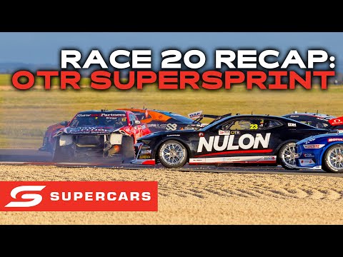 SUPERCARS 2023 OTR SuperSprint レースハイライト動画