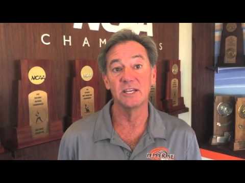 Pepperdine Coach Robert Radnoti (10/27/2015)