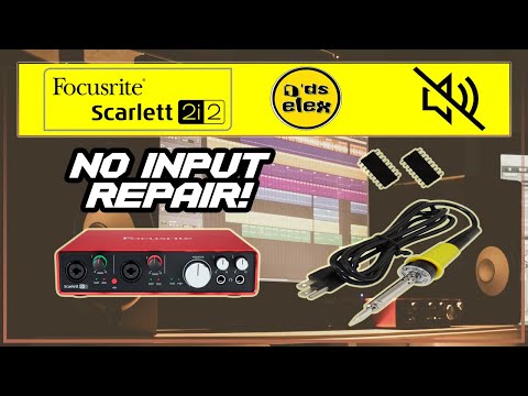 Focusrite Scarlett Audio Interface Full guide no input detection repair!