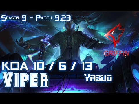 GRF Viper YASUO vs MISS FORTUNE ADC - Patch 9.23 KR Ranked