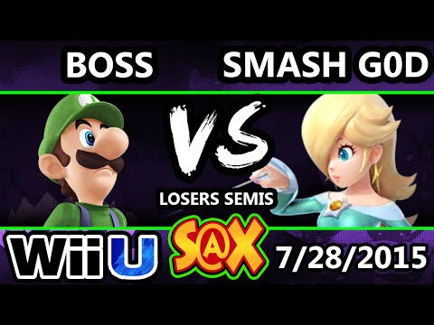 S@X 108 - WS | Boss (Luigi) Vs. VGz | Smash God (Rosalina) SSB4 Losers Semis - Smash Wii U - Smash 4