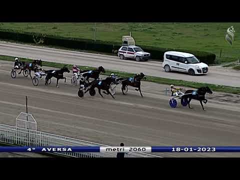 Aversa trotto 18 Gennaio 2023 - 4° Corsa