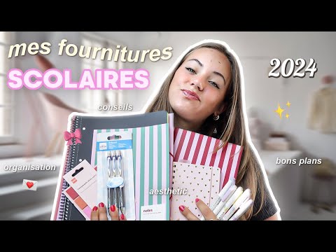 MES FOURNITURES SCOLAIRES 2024 ! ✨