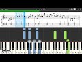 Taylor Swift - cowboy like me - Piano tutorial and cover (Sheets + MIDI)