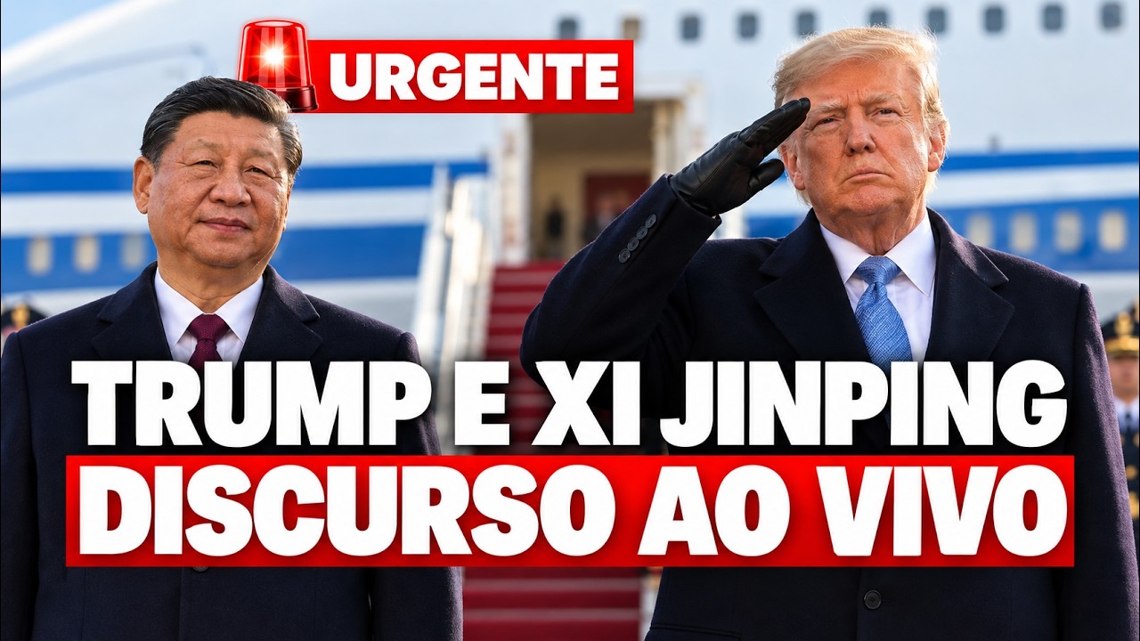🚨 DISCURSO DE TRUMP E XI JINPING AO VIVO — BITCOIN E MERCADOS EM ALERTA