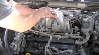 2002 Nissan Maxima: How to replace spark plugs, ignition coils and air intake gasket