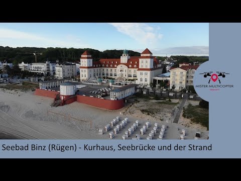 Drohne - Binz (Rügen) - Kurhaus, Seebrücke und der Strand